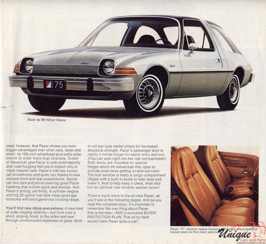 1975 AMC Pacer Brochure Page 3